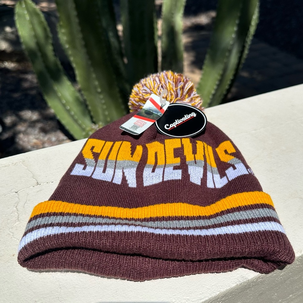 NWT Arizona State University (ASU) Sun Devils Hat, unisex, one size - Picture 3 of 6
